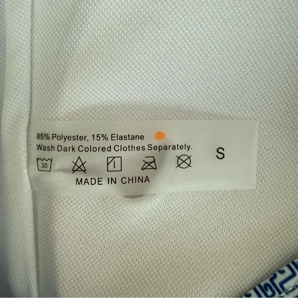 Blue and White Floral Bikini Set - Picture 4 of 4